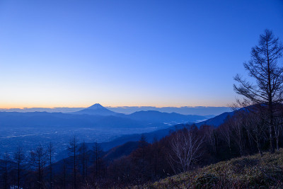 口夫市和富士山