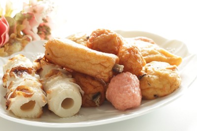 日本料理，什锦鱼饼及煮菜用的鱼丸