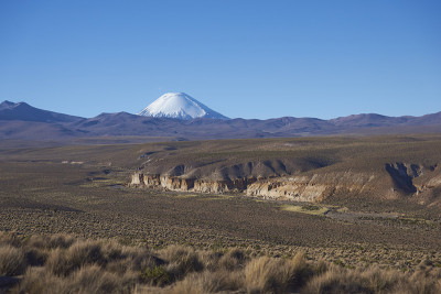 高原上的火山