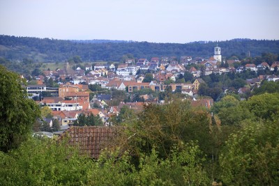 Pforzheim地区Mühlacker村的景色