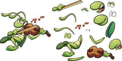 Grashopper violin