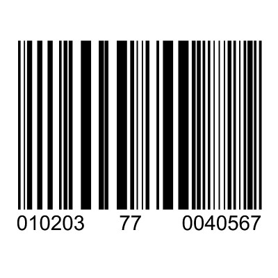 条形码。矢量图