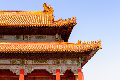 紫禁城的宫殿之一，故宫博物院。明清两代北京和沈阳的皇宫。联合国教科文组织世界遗产