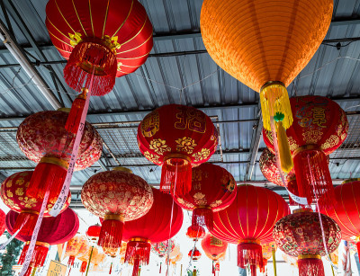 新年背景的中国