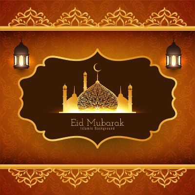 Eid Mubarak宗教背景设计