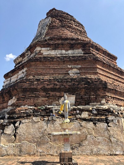 泰国大城府历史公园的寺庙