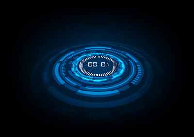 Abstract Futuristic Technology Background with Dig