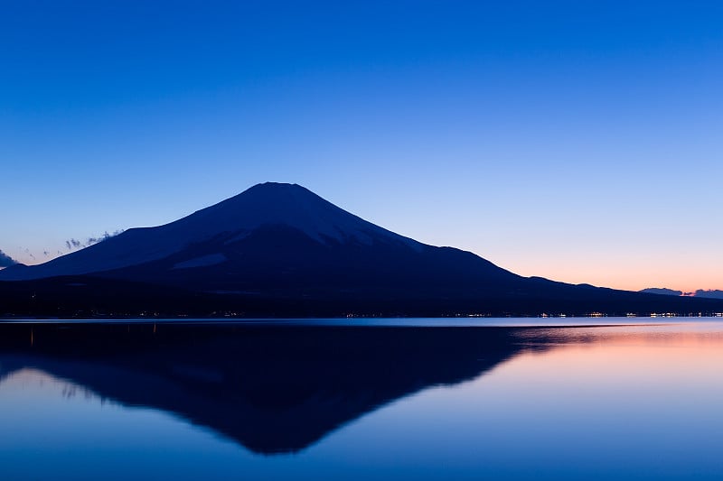 富士山和山中湖