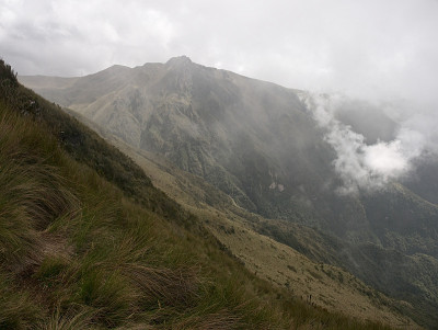 皮钦查火山的景色