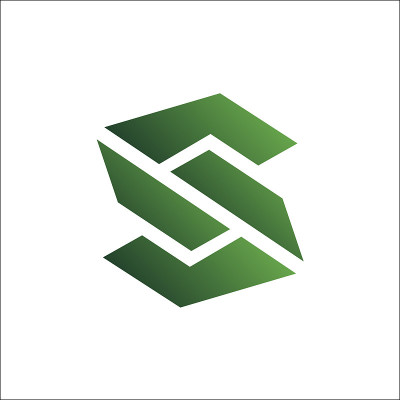 首字母S标志抽象图标矢量