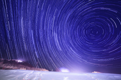 蓝天上的星迹
