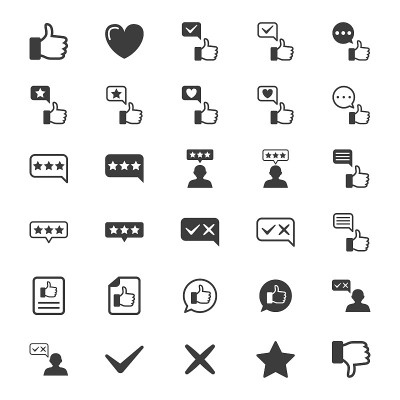 Review & Feedback Icons