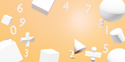 科学教育的概念背景3D渲染。