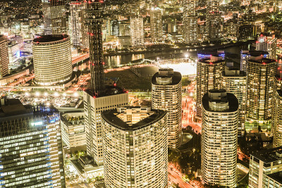 从塔上看到的夜景