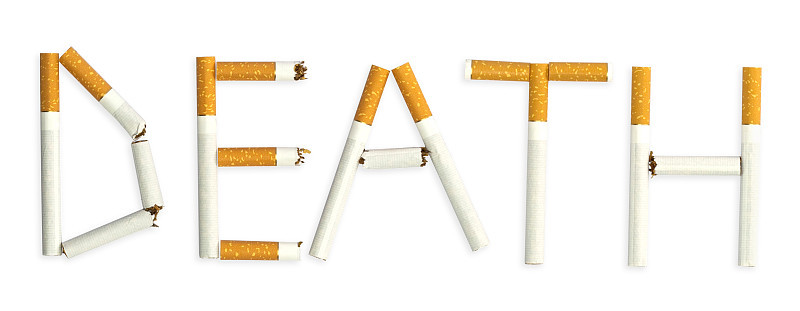 死亡一词，由香烟制成