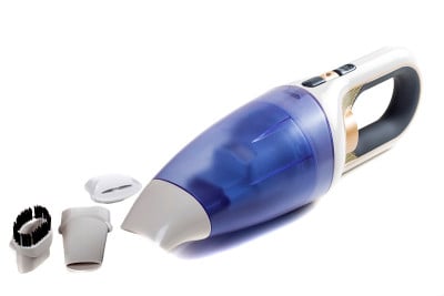 Hand-held vacuum cleaner with accessories