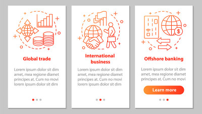 International relations app screen