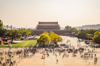 中国北京紫禁城的古代皇家宫殿