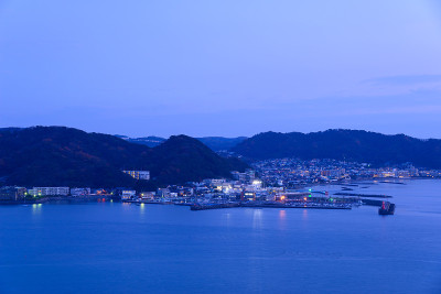 日本神奈川祖志和叶山夜景
