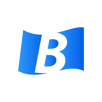 Initial Blue Flag B