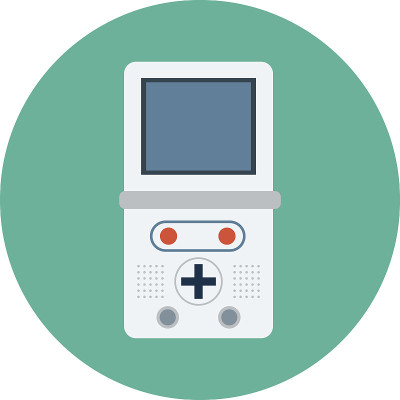 Playstation彩色矢量图