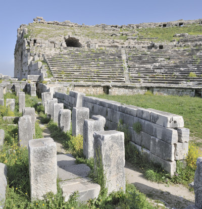土耳其米利都的古代圆形剧场