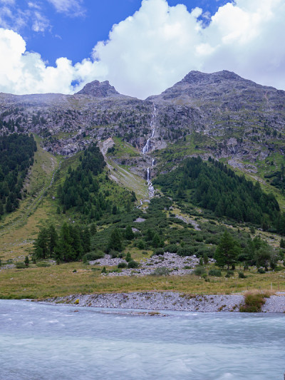 瑞士的山