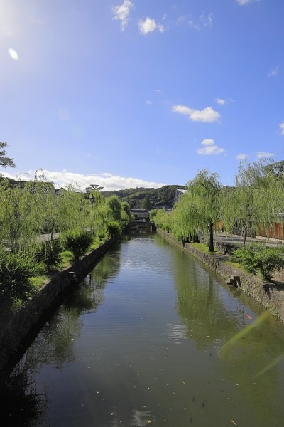 日本冈山仓城历史街区