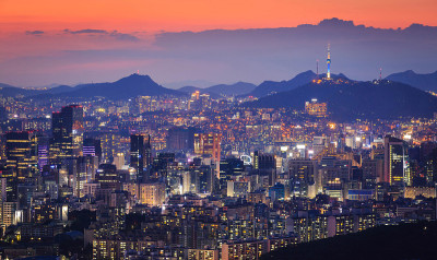韩国首尔城及首尔塔