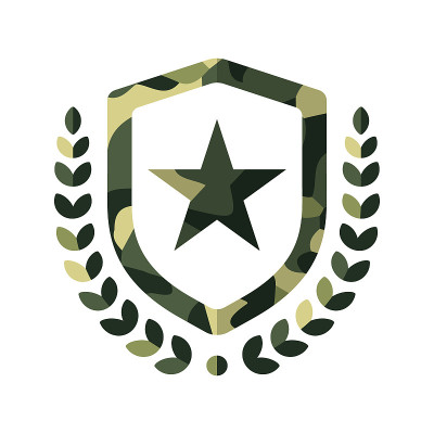 向量军事图标。你的网站设计，标志，应用程序，用户界面的符号。