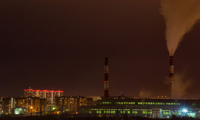 夜晚的环境污染