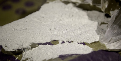石膏粉布料