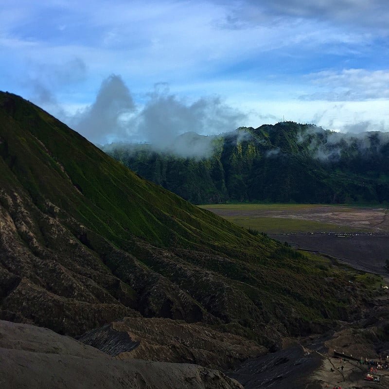 印度尼西亚，布罗莫火山清晨景观