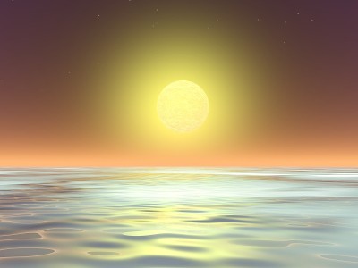 神奇的海洋和星球景观