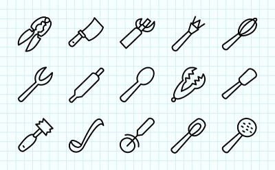 用具涂鸦画