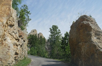 南达科塔针眼高速公路上的岩层