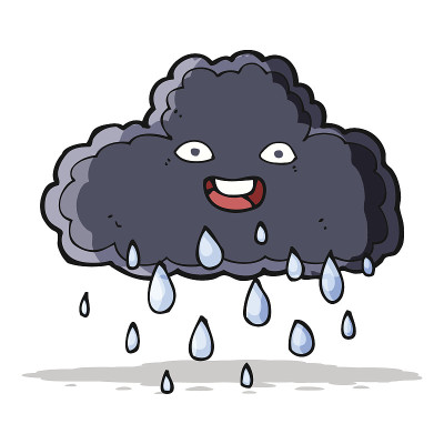 卡通雨云