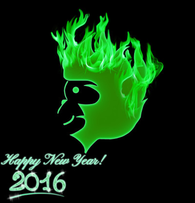 火猴象征2016。插图