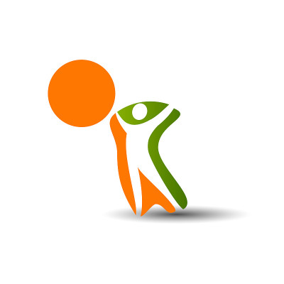 Abstract illustration design people care success h