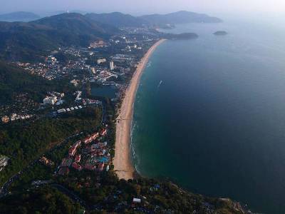泰国普吉岛全景鸟瞰图