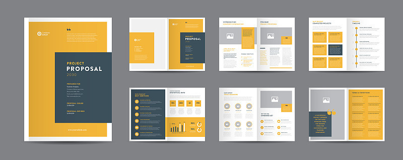 Corporate Business Project Proposal Design | Annua