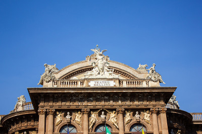 卡塔尼亚的Teatro Massimo Bellini报道，西西里，意大利