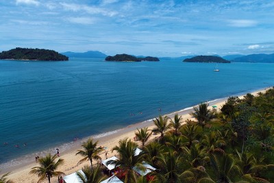 Paraty，巴西里约热内卢鸟瞰图