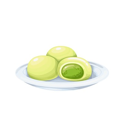 摩卡莫奇蛋糕，daifumochi或daifuku