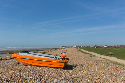 Angmering-on-Sea海滩Worthing英国金斯敦附近