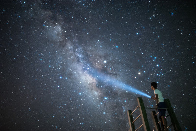 夜空中的星星