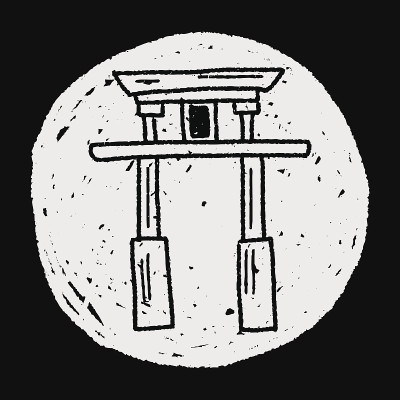 日本弓涂鸦