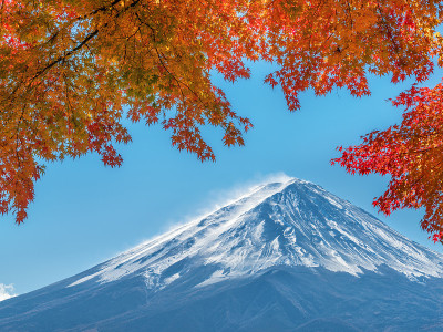 富士山秋色，日本