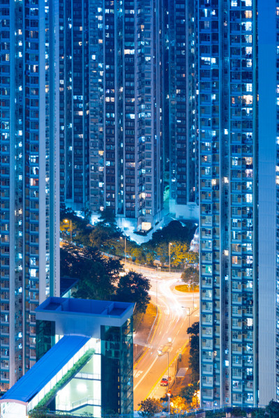 香港城市夜景