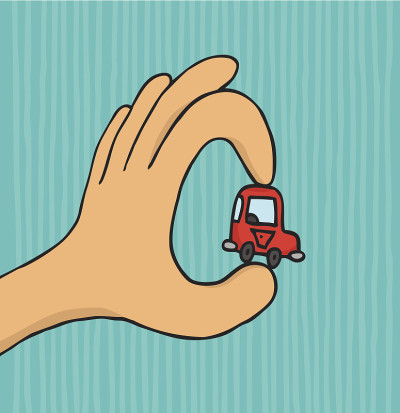 手握小车